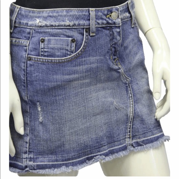 7 for all mankind & Bebe Bundle of 2 Denim Skirts - Picture 7 of 8